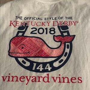 Vineyard Vines White T-Shirt with Red Whale Graphic. New with tags!